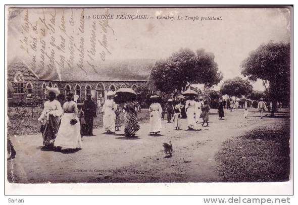 LOT-KO , GUINEE , CONNAKRY , Le Temple Protestant - Guinée Française