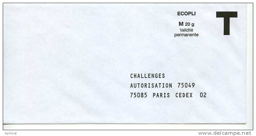 Ecopli T - Challenges Paris - Magazine - Cards/T Return Covers