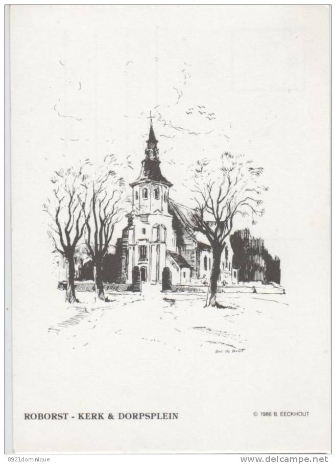 Roborst - Kerk & Dorpsplein (Zwalm) - Zwalm