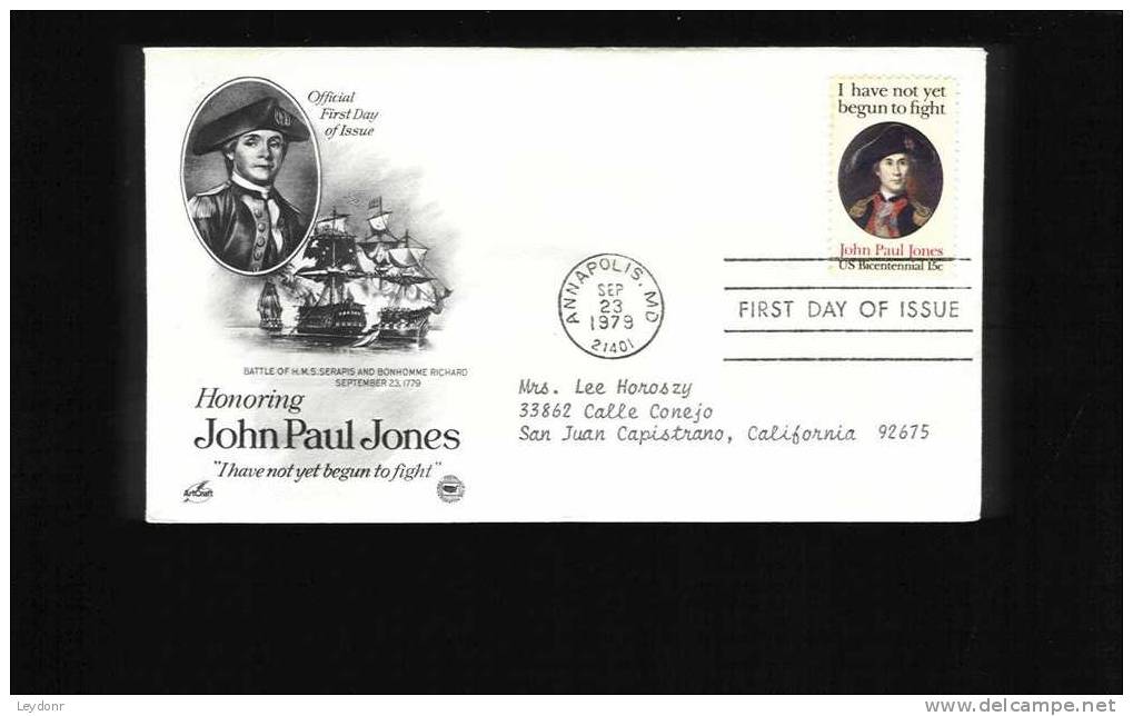 FDC John Paul Jones - 1979 - 1971-1980