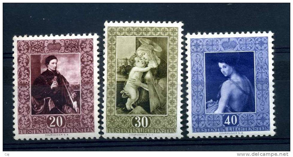 Liechtenstein  :  Yv  268-70  * - Unused Stamps