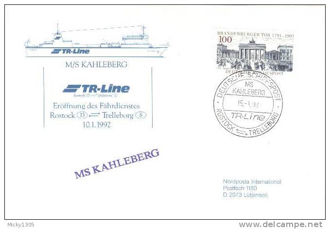 Germany - Deutsche Schiffspost - MS Kahleberg (k053) - Maritime