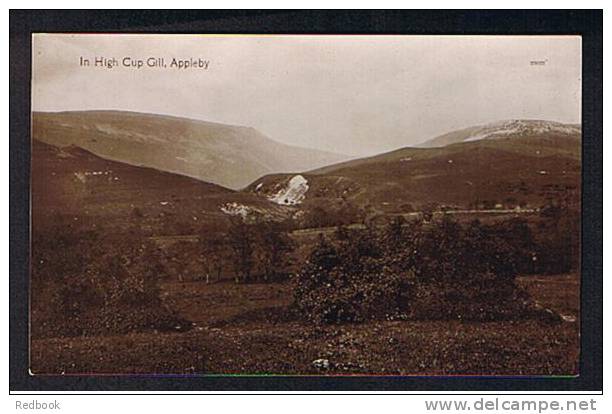 Early Real Photo Postcard In High Cup Gill Appleby Lake District Cumbria Near Carlisle- Ref B109 - Appleby-in-Westmorland