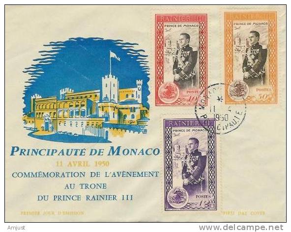 Monaco Commémoration De L'avénement Au Trone Du Prince Rainier III - Altri & Non Classificati