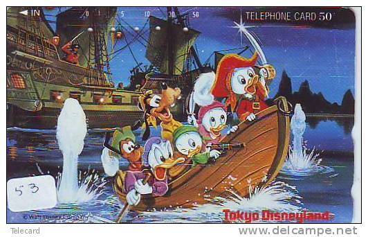 Telefoonkaart Japan (C-53) * DISNEY * Telefonkarte Japan  Film - Cinema - Movie - Kino . Rare - Disney