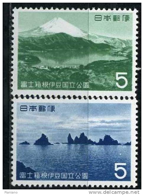PIA - JAP - 1961 : Parc National De Fuji-Hakone-Izu -   (Yv 694-97) - Nuovi
