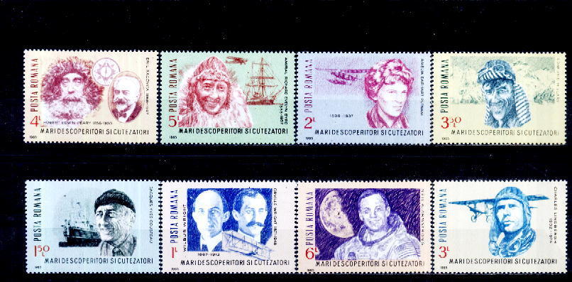 C1479 - Roumanie 1985 - Yv.no.3643/50 Neufs** - Unused Stamps