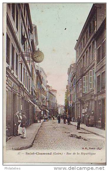 ST CHAMOND  RUE DE LA REPUBLIQUE - Saint Chamond