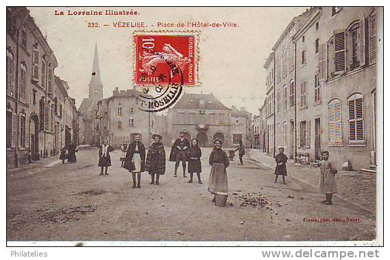 VEZELISE  PLACE DE LA MAIRIE 1908 - Vezelise