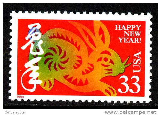 ETATS-UNIS D´AMERIQUE - Yvert -  2833** - Cote 1.25 € - Chinese New Year