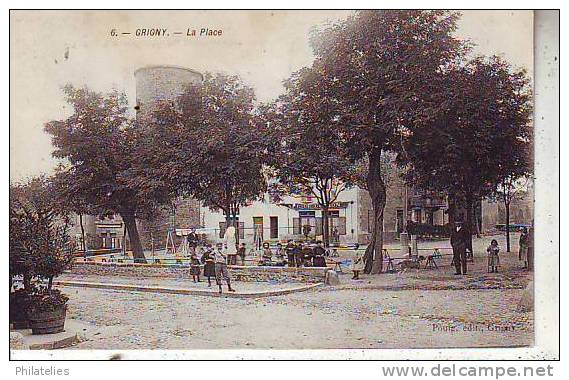 GRIGNY  LA PLACE 1907 - Grigny