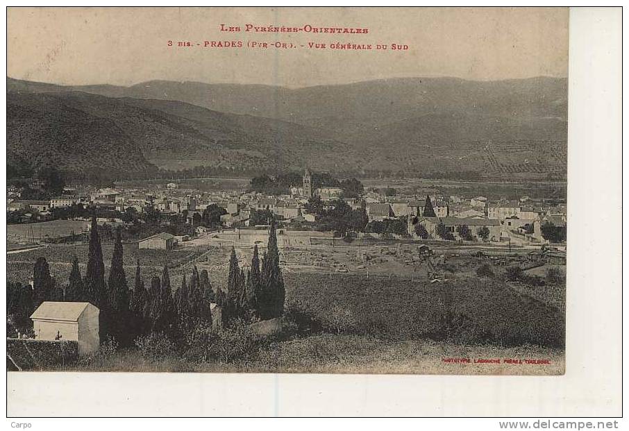 PRADES - Vue Générale Du Sud. - Prades