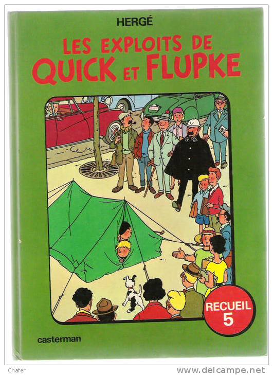 Les Exploits De Quick & Flupke - Hérgé - Recueil 5 - Casterman - Casterman