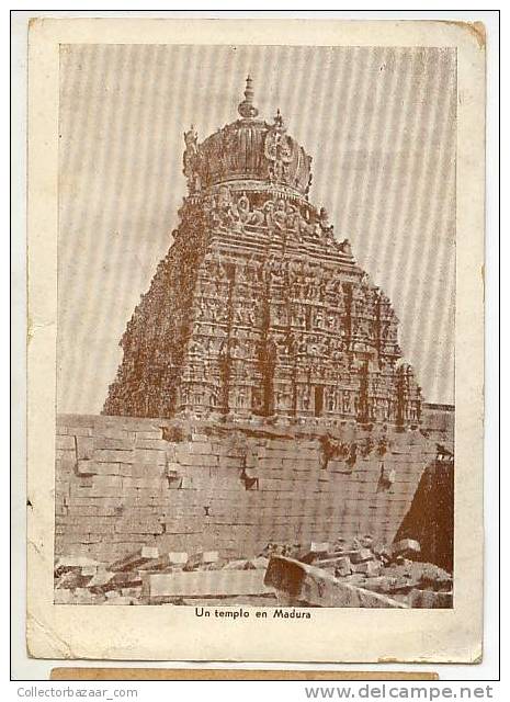 VINTAGE Ca1900 POSTCARD UN TEMPLO EN MADURA - Otros & Sin Clasificación