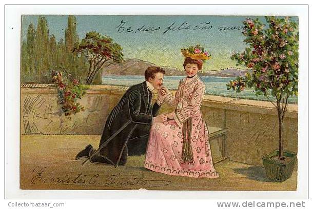 VINTAGE POSTCARD COUPLES - Parejas