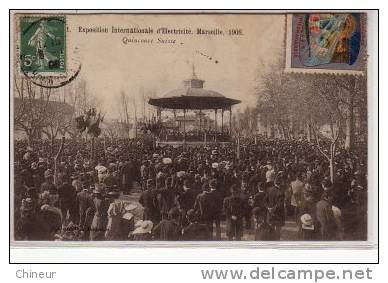 MARSEILLE 1908 EXPOSITION INTERNATIONALE D'ELECTRICITE - Electrical Trade Shows And Other