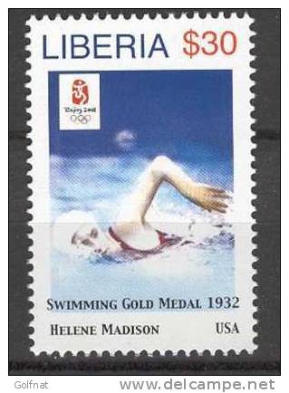 JO PEKIN 2008 LIBERIA NATATION FEMINIME CRAWL MADISON USA - Natation