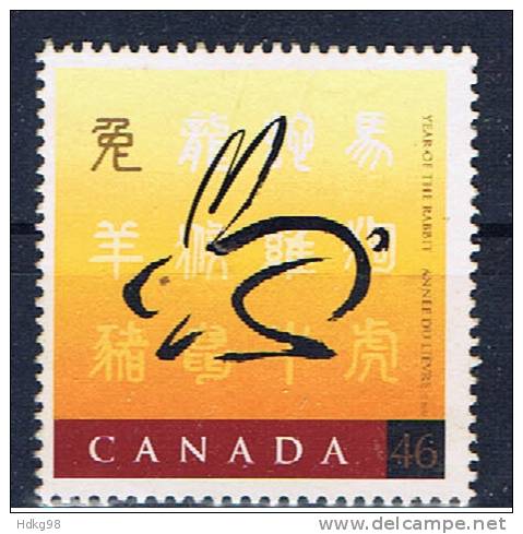 CDN+ Kanada 1999 Mi 1740 Mng/oG Chinesisches Neujahr: Jahr Des Hasen - Unused Stamps