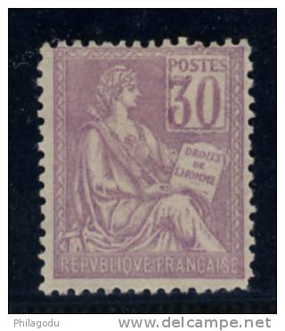 France 1900-01,  N°  115*  Charnière,  Bon Centrage    Mouchon  De GRANDE FRAICHEUR Cote 90 € - Nuevos