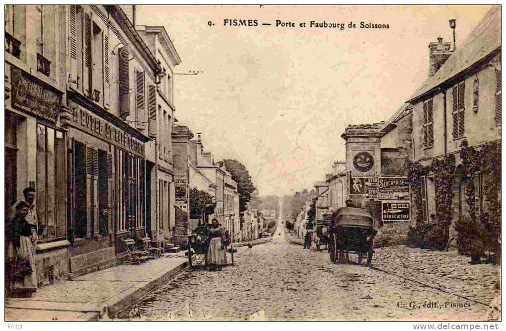 Fismes Porte Et Faubourg De Soissons - Fismes