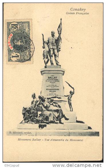 1907 Guinée Française  Conakry  Monument Ballay - Guinée Française