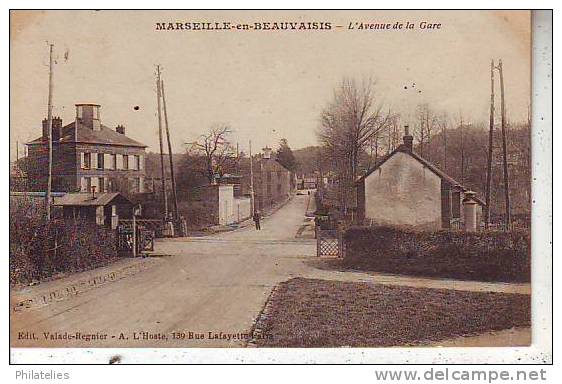 MARSEILLE  EN BEAUVAISIS AV DE LA GARE - Marseille-en-Beauvaisis