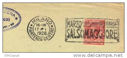 1928 Italia  Salsomaggiore  Thermes  Terme Thermal - Termalismo