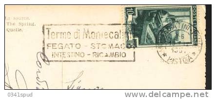 1957 Italia   Montecatini Terme  Thermes   Thermal - Bäderwesen