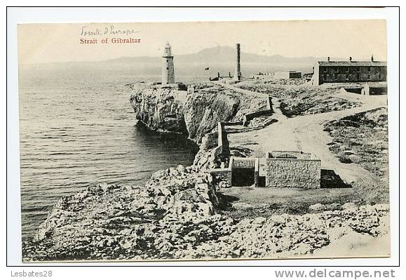 GIBRALTAR.-Strait Of Gibraltar.-(Pointe De L'Europe).-CVB 298 - Gibilterra