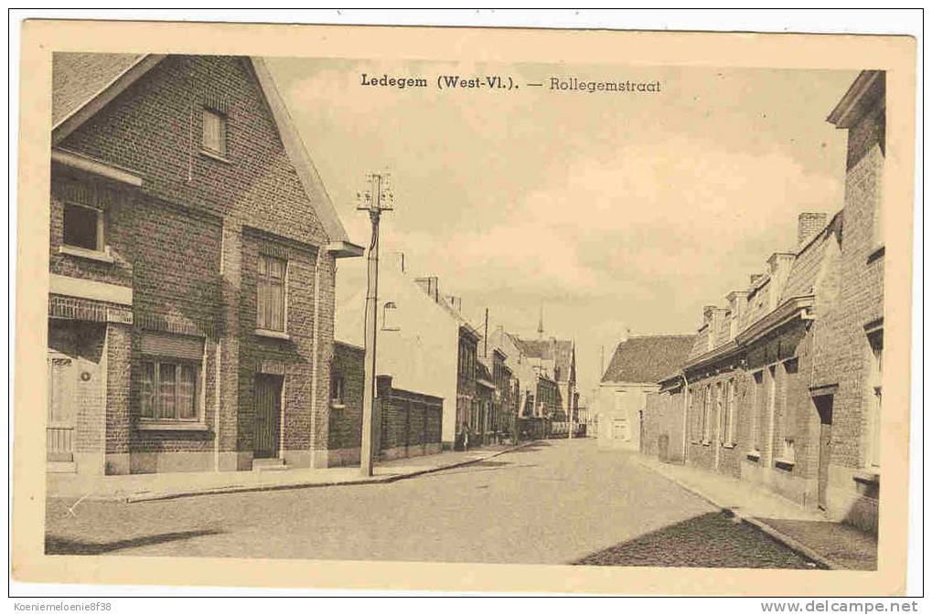 LEDEGEM - ROLLEGEMSTRAAT - Ledegem