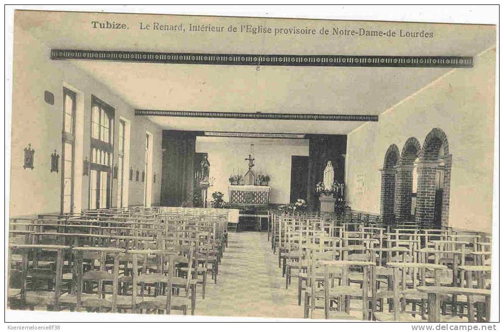 TUBIZE - LE RENARD INTERIEUR DE L'EGLISE .. - Tubeke