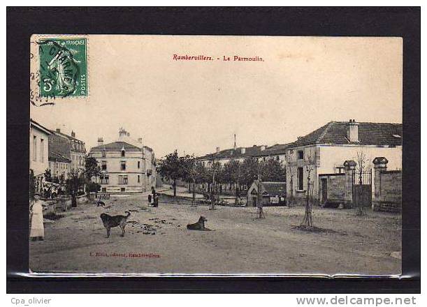 88 RAMBERVILLERS Parmoulin, Quartier, Animée, Ed Rivot, 1910 - Rambervillers