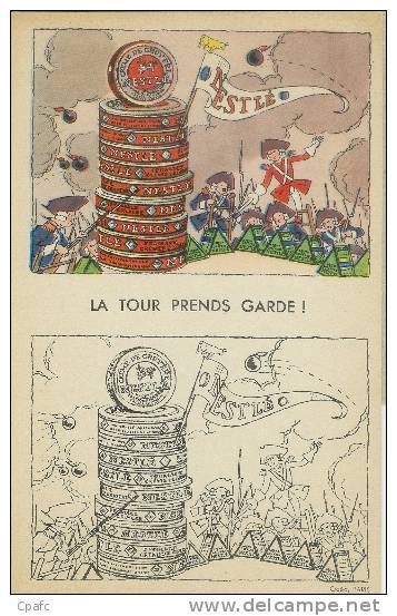 Coloriage Chanson La Tour Prends Garde ! Publicité Nestlé -fromage Creme De Gruyère - Nestlé