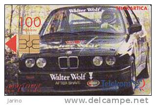 Slowenien, Car BMW-M3 Ralley Walter Wolf, Chip,catalogue Nr.124,tirage 11022,plus Slovenia Catalogue - Slowenien