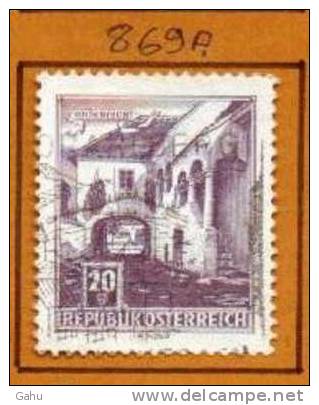 Autriche 869 A  (1957/70) Monuments  ; Cote 1989 :     Fr. - Gebraucht
