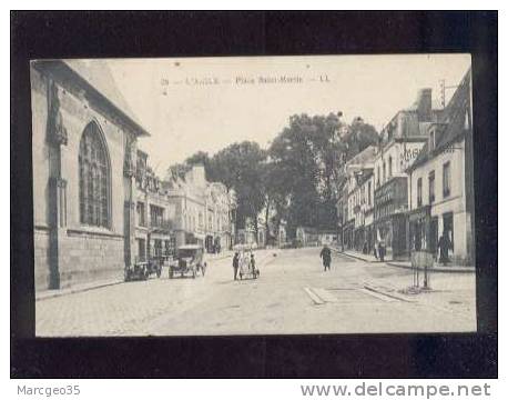 26903 L'aigle Place Saint Martin édit.LL N° 28 Automobile Marchand De Glaces Bascule  Belle Carte - L'Aigle