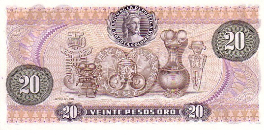 COLOMBIE   20 Pesos Oro  Daté Du 01-01-1982    Pick 409d     ***** BILLET  NEUF ***** - Colombie