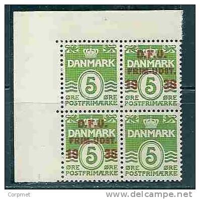 DENMARK - 10e EXPOSITION PHILATELIQUE NATIONALE - Marginal Block Of 4 (2 Pairs)- Yvert # 267Aaa - MNH - Neufs