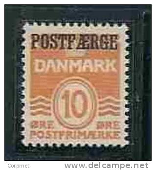 DENMARK - POSTFAERGE (type G) - Timbres De  1933-7 Surcharge -Yvert # 235 - MLH - Ungebraucht