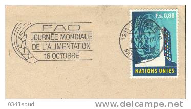 1981 ONU Geneve  FAO - Contre La Faim