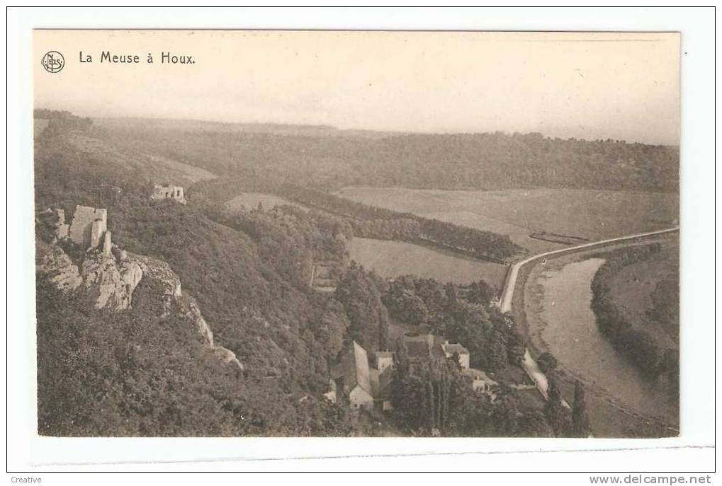 HOUX  La Meuse Edition:Nels Sté.ame.des Bateaux Luxe Namur-Dinante Touriste - Yvoir