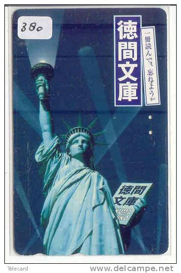 Telecarte Statue Of Liberty (380) - Statue De La Liberte Twins Towers New York USA Phonecard - Paesaggi