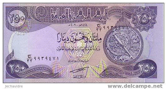 IRAQ   250 Dinars   Emission De 2003   Pick 91     ***** BILLET  NEUF ***** - Irak