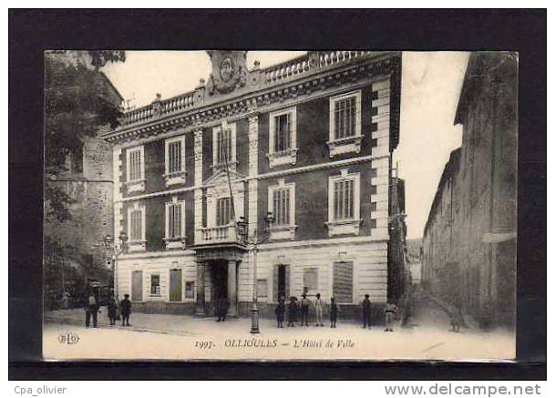 83 OLLIOULES Hotel De Ville, Mairie, Animée, Ed ELD 1997, 191? - Ollioules