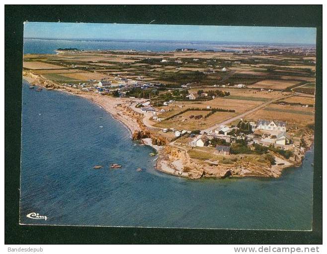 CPSM - Pénestin Sur Mer (56) Vue Aérienne - Pointe De Bile Et Camping Des Iles  (COMBIER CIM 56 155 00 0 2984) - Pénestin