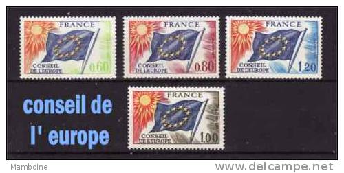 Service  N° 46/49  Neuf (sans Trace) Serie Compl. 4 Valeurs - Ungebraucht