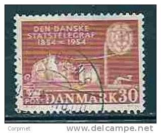 DENMARK  - Centenaire Du Telégraphe - Yvert # 351 -  VF USED - Oblitérés