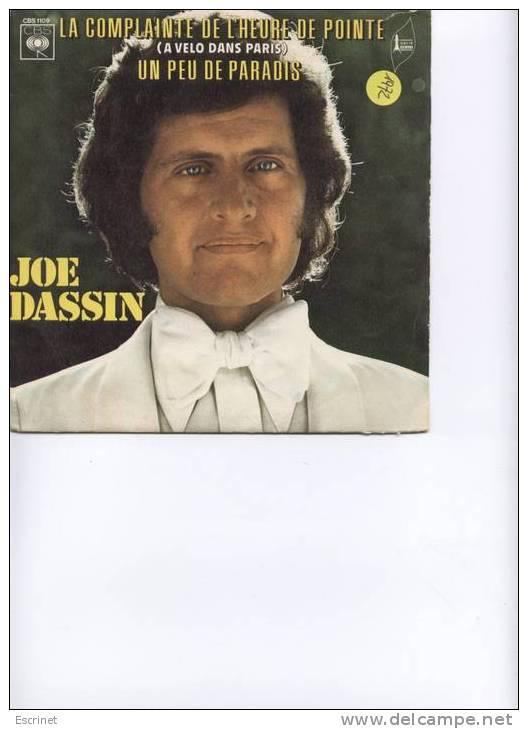 JOE DASSIN : A Velo Dans Paris - Other - French Music