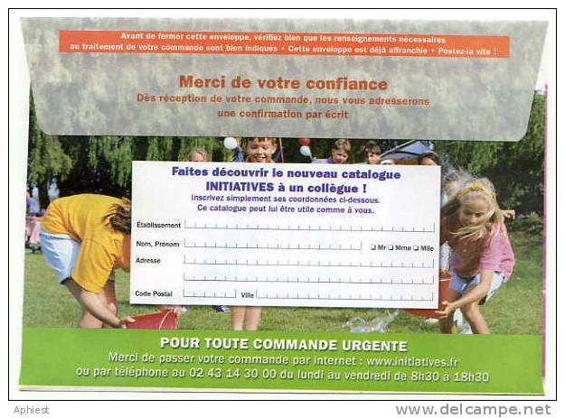 Enveloppe Réponse T - Initiatives - Le Mans - Cochon - Tirelire - Cartes/Enveloppes Réponse T