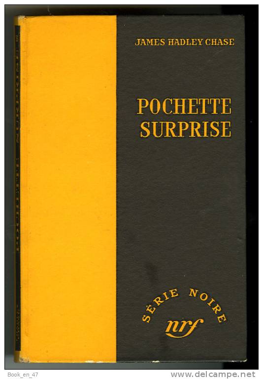 {43090} James Hadley Chase " Pochette Surprise " ; Gallimard Série Noire N° 353 , EO (Fr) 1957 . - Série Noire